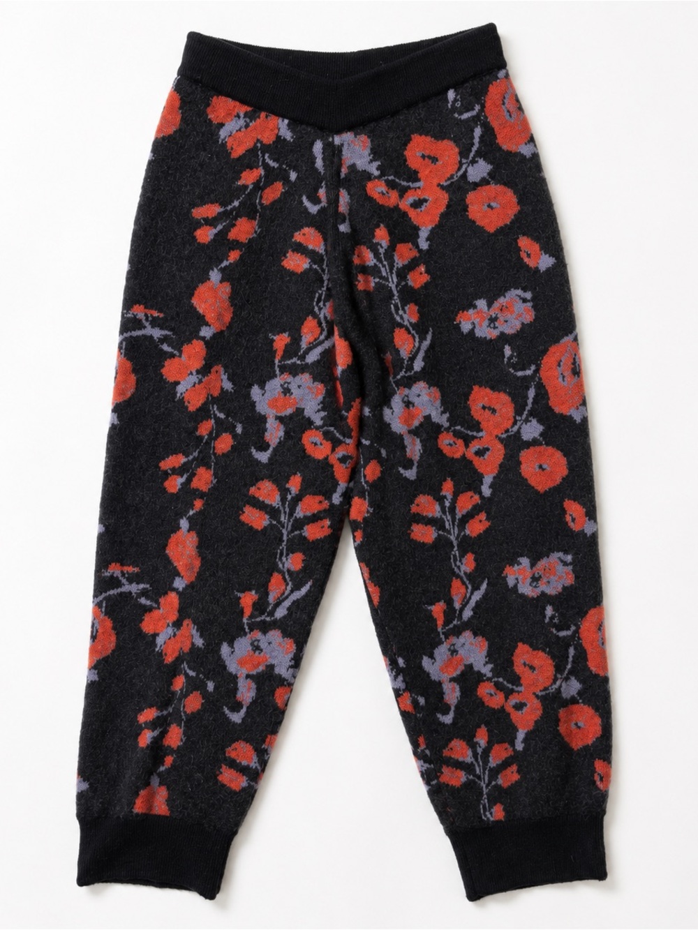 Babaa Merino Wool Floral Crop Pants
